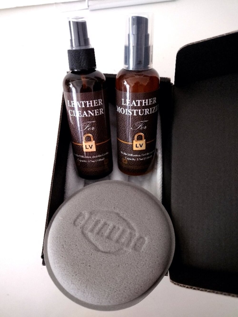 NWOT Leather Cleaner & Moisturizer Set for LV Handbags & Other Luxury Brands